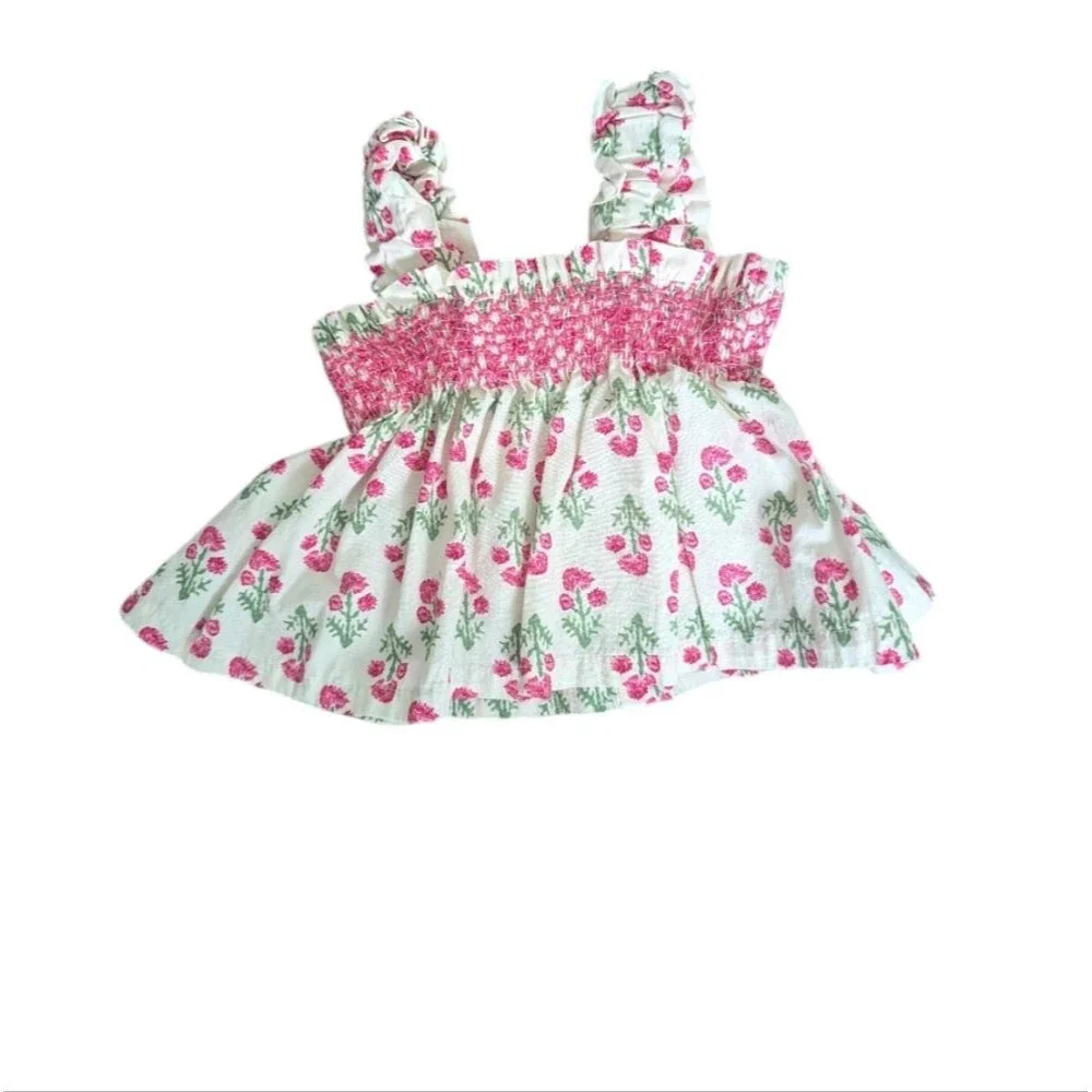 Jessica Simpson Floral Baby Toddler Top Size 12 Months